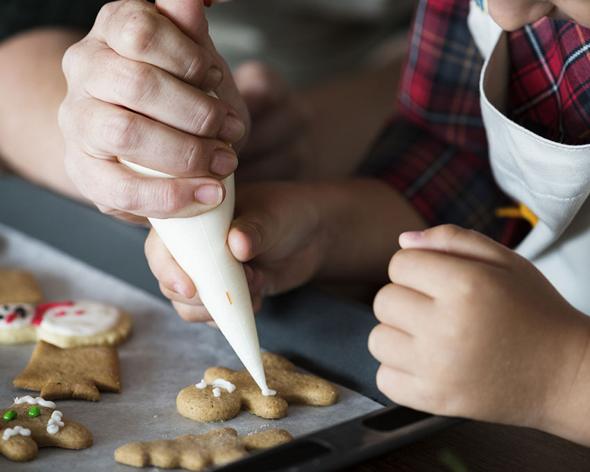 grandma making cookies